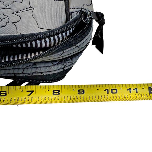 Thirty-One Makeup Toiletry Travel Bag Gray Poppy Hostess Exclusive NICE! - Picture 6 of 6